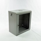 Шкаф 12U, 600х350х640 мм (Ш*Г*В), эконом, акриловое стекло, серый.